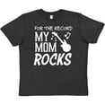 thumbnail image 3 of Inktastic For the Record, My Mom Rocks Youth T-Shirt, 3 of 5