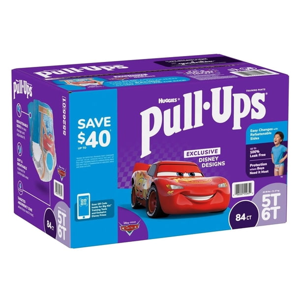 Huggies Pull-Ups 5T-6T (84) - Walmart Business Supplies