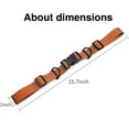 thumbnail image 4 of 2 Pcs Adjustable Backpack Sternum Straps Chest Belt Hardness Strap with Anti-slip Fixed Clips for Camping Hiking (Orange), 4 of 14