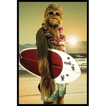 - Star Wars Chewbacca Chewbacca - Surf Board Poster Poster Print
