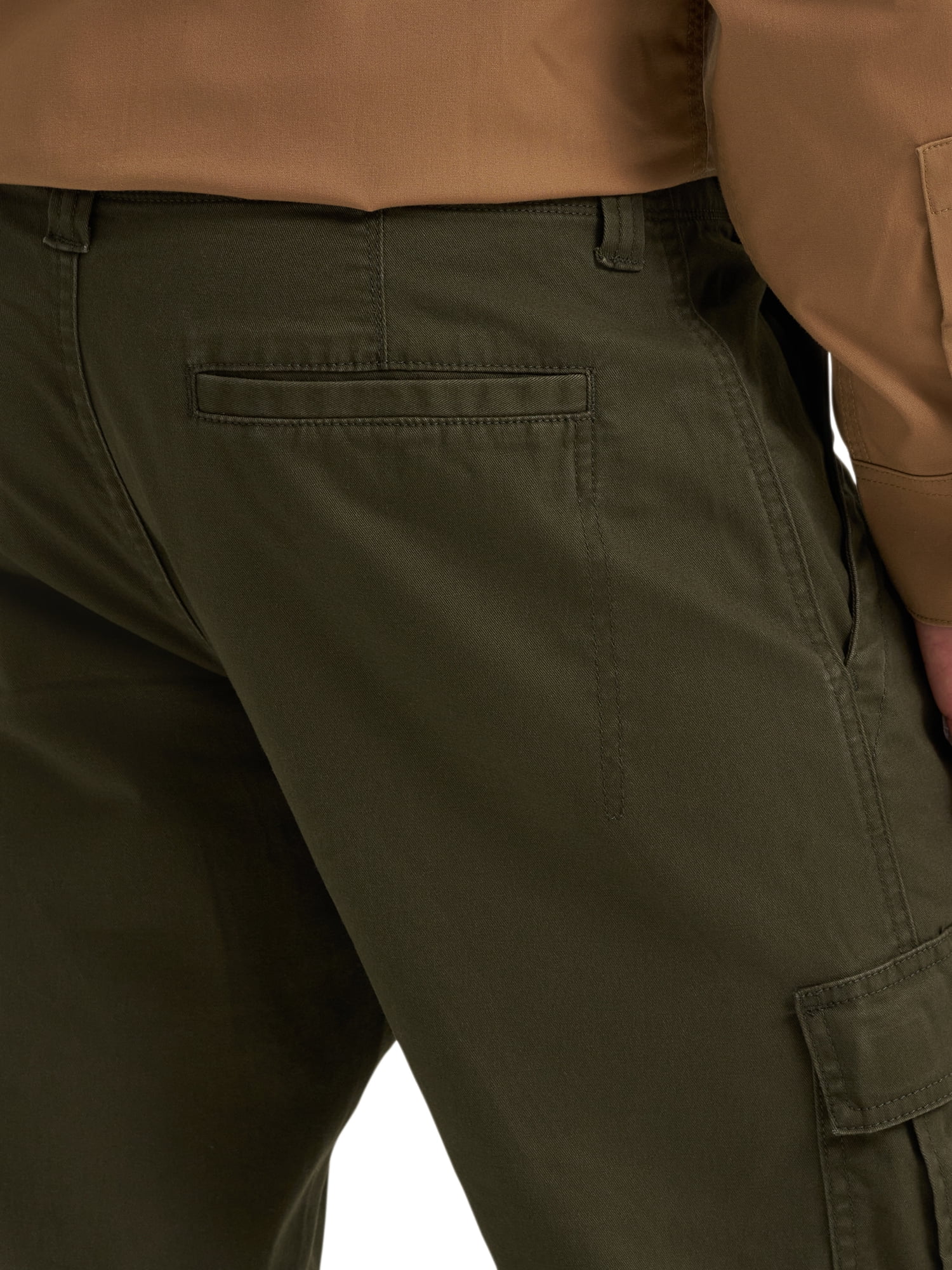 Wrangler Men's and Big Men's Relaxed Fit Cargo Pants With Stretch