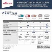 Saint-Gobain FibaTape Fiberglass Mesh Drywall Joint Tape - Self Adhesive - 300 ft x 1-7/8 in, White