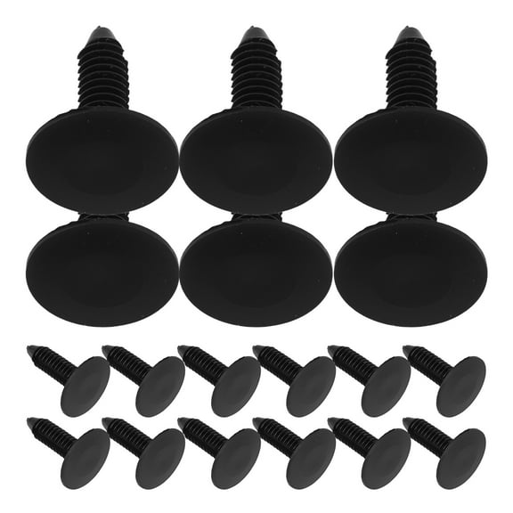 FONDOTIN bumper plugs Nylon Car Clips Black for Car Interior Parts 20pcs