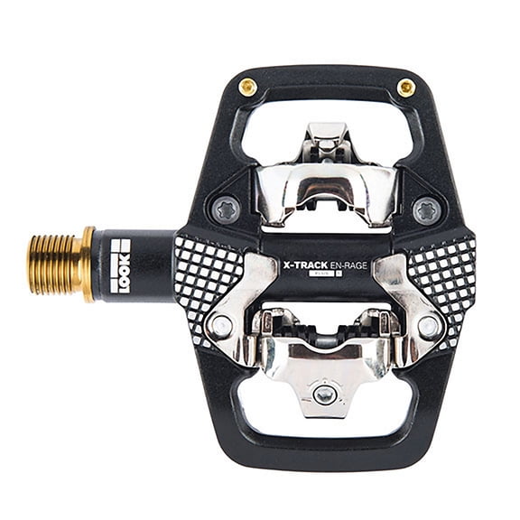LOOK X-TRACK EN-RAGE PLUS Ti Dual Sided Clipless Platform MTB Pedals 9/16" Black