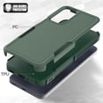 thumbnail image 4 of Dteck Case for Samsung Galaxy A16 5G, Heavy Duty Rugged Shockproof Protective Phone Cover with Lanyard Stap & Phone Tether Tab,Deep Green, 4 of 6