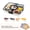 Black, variant on Portable Snack Box Container with Lid and Handle, Divider Tray, Transparent Travel Storage Box, 8-Compartment Snack Box, Adult Snack Box, Fruit, Vegetable, Candy - Lake Blue