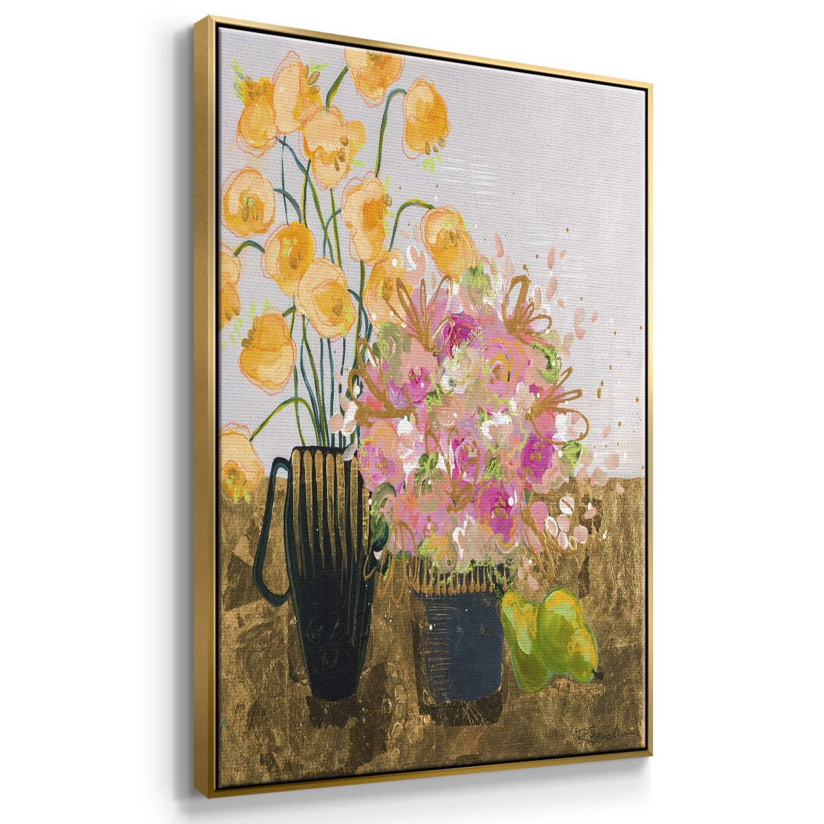 Not So Still Life Framed Premium Gallery Wrapped Canvas - Ready to Hang