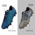 thumbnail image 5 of Vizari Kids Soccer Cleats for Boys Girls | Youth Firm Ground FG Athletic Outdoor Football Shoes for Toddlers, Little/Big Kid Blue/Black, 5 of 6