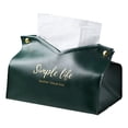 thumbnail image 3 of Simple Pu Leather Tissue Box The Tissue Box Is Designed Reasonably and Suitable for Various Sizes of Tissue Bags. It Can Be Conveniently Placed on The Desktop to The S, Home Textile Storage, 3 of 9