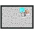 thumbnail image 2 of PinPix 22x15 Custom Cork Bulletin Board Bk Seemless Flower Poster Board Has a Fabric Style Canvas Finish, Framed in Bk Seemless Flower, by ArtToFrames (PinPix-122), 2 of 6