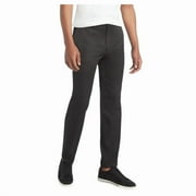 Kenneth Cole Mens Slim fit Dress Pants 34 / 30 Black Solid Stretch