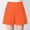 Orange, variant on Generic Womens Summer Shorts Dressy Casual Elastic High Waisted Dressy Business Short Pleated Straight Leg Shorts with Pockets