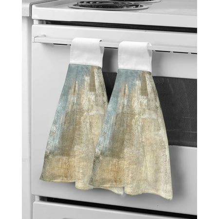 

Grey Abstract Art Painting Hand Towel Household Absorbent Kitchen Towel Rag