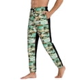 thumbnail image 3 of Kdxio Colorful Hawaii Palms Pattern Joggers,Sweatpants for Men with Pockets-Large, 3 of 5