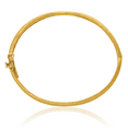 thumbnail image 4 of 18K Solid Yellow Gold 8.5mm Hinged Bangle Bracelet, 4 of 5