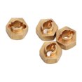 thumbnail image 3 of RC 7mm Brass Hex Wheel Hubs Adapter, Easy To Operate Replaceable 7mm Brass Hex Wheel Hubs Stable Upgrade  for Axial SCX24 1/24 RC Car for AXI90081 for AXI00001, 3 of 8