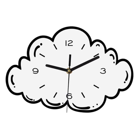 -Reloj de pared, lindo reloj decorativo, reloj de pared acrílico moderno y silencioso para dormitorio, guardería, sala de estar, decoración del hogar