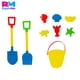 thumbnail image 2 of Set Juguetes de Playa Cubeta, Palas y Moldes para Niños 9 Pzs, 2 of 6