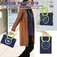 thumbnail image 7 of Case for Samsung Galaxy Tab A9+ 11.0 inch, 360 Degree Rotating Hand Grip Shockproof Cover with Shoulder Strap, NavyBlue Lime, 7 of 7