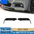 thumbnail image 2 of For BMW F30 F31 M Sport 2012-2019 Front Fog Lamp Frame Air Knife Decorative Trim Grille Bezel Cover Carbon Fiber Pattern, 2 of 4