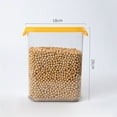 thumbnail image 3 of CAROOTU Household Kitchen Fresh-Keeping Square Sealed Storage Tank Durable Clear Storage Box, 3 of 7