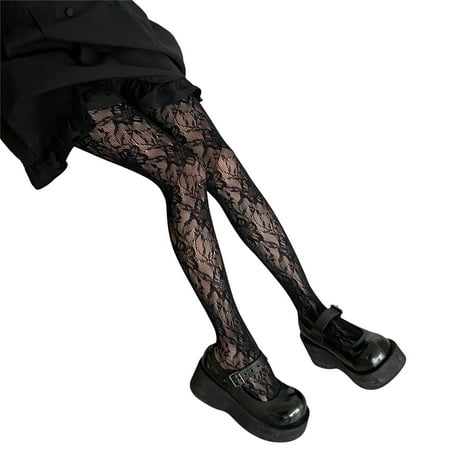 

LHMSGG Nightclub Stockings Slimming Embroidery Chic Thin Anti-slip Stockings