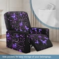 thumbnail image 3 of Yuyamidu Butterfly Reclining Chair Covers 4 Pieces Soft Recliner Sofa Slipcovers with Pocket Comfortable Lazyboy Covers Couch Chair Cover for Living Room Gift for Holiday, 3 of 8
