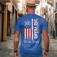 thumbnail image 3 of Havenx Men's 250th Years Of American Freedom T-Shirt Short Sleeve Crew Neck Shirts American Flag Design T-Shirt Freedom We the People Classic Summer Tees,Blue 4XL, 3 of 4