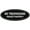 Black, variant on Signs ByLITA Oval No Trespassing Private Property Sign - Laser-Engraved Lettering | Durable ABS Plastic | Vibrant Colors | Powerful Foam Tape (Ivory/Dark Brown) - Small