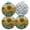 Black3547, variant on 4 PCS Pot Holders for Kitchen,Potholders Sets with Hook for Oven,Cooking,Baking,Colorful Pebble Texture