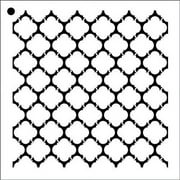 Quatrefoil - Repeatable Pattern Stencil - 9" x 9"