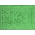 thumbnail image 1 of Ahgly Company Indoor Rectangle Oriental Emerald Green Industrial Area Rugs, 6' x 9', 1 of 4