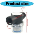 thumbnail image 5 of Threaded Inline Campers Water Filter High Efficiency Filtration 1/2'' Water Pump Strainer for Piping, 5 of 8