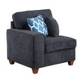 thumbnail image 4 of Devion Furniture 8-Piece Upholstered Modern Chenille Sectional in Black, 4 of 10