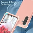 thumbnail image 4 of Allytech Heavy Duty Case for Samsung Galaxy S24, Soft TPU + Rugged PC Triple-Layers Four Corners Protection Shockproof Anti-Scratch Case for Samsung Galaxy S24 - Rosegold, 4 of 7