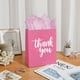 thumbnail image 5 of Bolsas de regalo DjinnGlory Pink Thank You con asas, 25 x 20 x 10 cm, 50 unidades, 5 of 9
