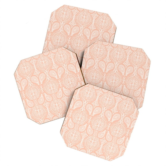 Society6 Marta Barragan Camarasa Marrakech Blush Set of 4 Coasters