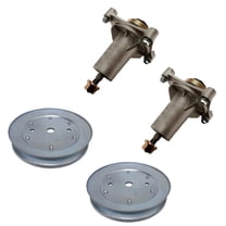 Proven Part 2 Pack Riding Mower Mandrel Spindle For 187292 192870 82-026 And Pulley 197473 195945