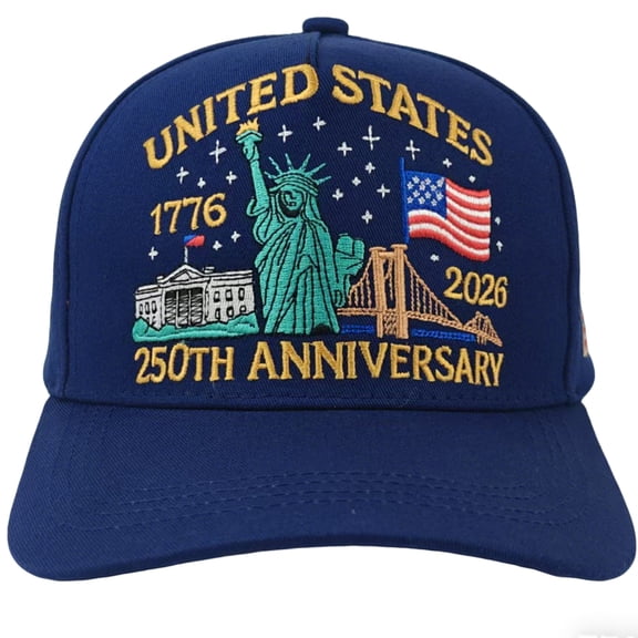 Embroidered United States 250th Anniversary Hat