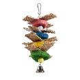 thumbnail image 2 of Towel Gourd Handmade Chewing Pecking Toys With Bell for Parrots Birds Have Fun, 2 of 8