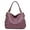 Lavender, variant on Women Leather Handbags Women Messenger Bags Female Crossbody Bags Ladies Designer Shoulder Bag Top-handle Bag Vintage Retro Tote