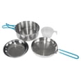 thumbnail image 1 of Set de cocina Stansport para una persona, acero inoxidable, plateado, 1 L, 1 of 9