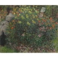 thumbnail image 3 of Claude Monet 17x15 Black Modern Framed Museum Art Print Titled - Ladies in Flowers (1875), 3 of 5