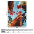thumbnail image 4 of Qinduosi Blanket Animals Selfie Funny Chicken Fleece Blanket Soft Fuzzy Plush Throw Blankets for Couch Bed, 4 of 6