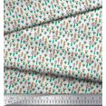 thumbnail image 3 of Soimoi Polyester Crepe Fabric Vase & Floral Small Printed Craft Fabric by The Yard 42 Inch Wide, 3 of 3