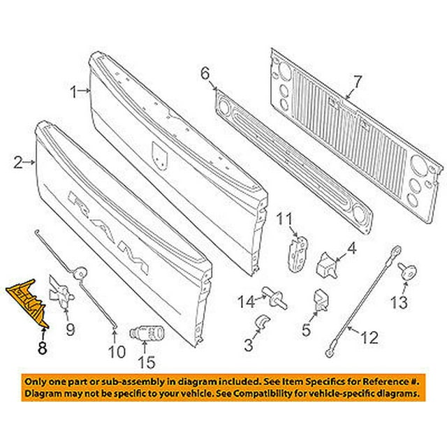 CHRYSLER OEM Tail Gate Tailgate HatchRelease Lever 55112386AA