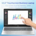 thumbnail image 4 of HP 2025 Touchscreen Laptop, Intel i3-1315U(Up to 4.5GHz), 32GB RAM, 1 TB SSD, 15.6" 250 nits Anti-Glare Display, Copilot-AI Chat, Windows11 Pro Computer for Business & Students, 4 of 10