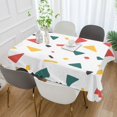 thumbnail image 2 of Yayeee Tablecloths 60" x 90" Rectangle Wrinkle Resistant Party Table Cover, Retro Shapes, 2 of 8