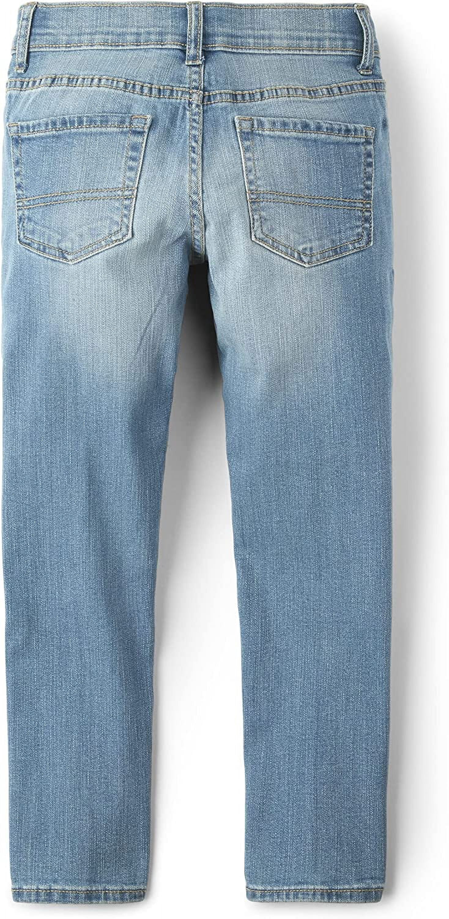 The Children's Place Boys Stretch Straight Jeans, 2-Pack, Sizes 4-16