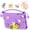 Purple, variant on Dteck Case for iPad Mini 5 Generation 2019/ Mini 4 3 2 1, Kids Shockproof Little Bee Pattern EVA Foam Lightweight Back Protective Tablet Cover, Pink